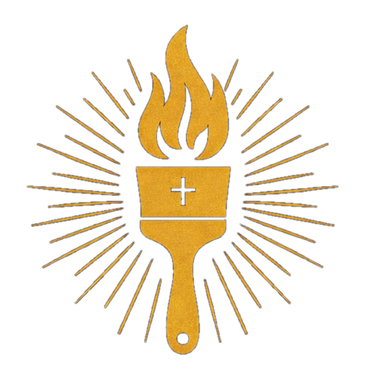 Spiritus Vitae Painting flame and brush mark